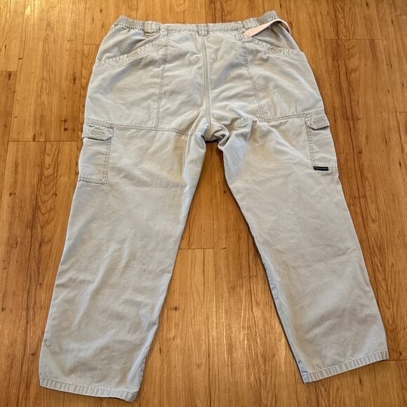 VTG Royal Robbins Mens 44x32 Cargo Pants Double Knee Utility Outdoor Khaki - Picture 3 of 8